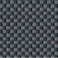 Комплект чехлов на весь салон для Mitsubishi Outlander 2017->, жаккард дублин, цвет чёрный / Стежок Серый