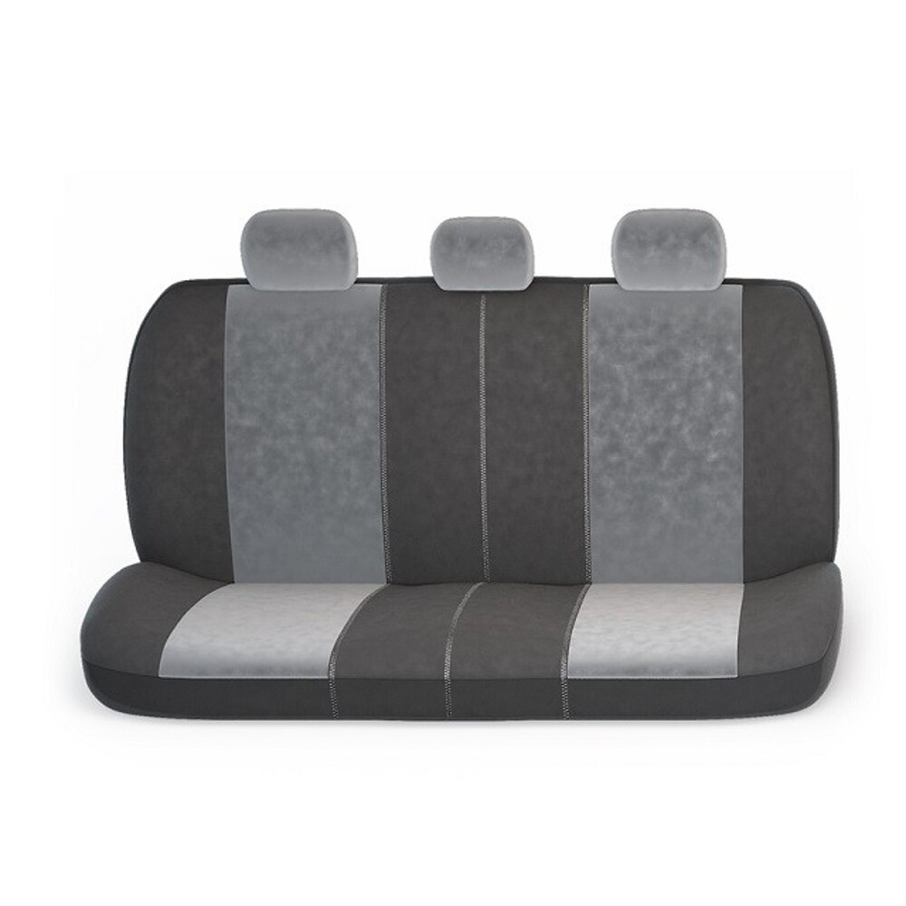 Комплект чехлов на весь салон COMFORT велюр цвет черн/сер Комплект чехлов на весь салон COMFORT велюр цвет черн/сер