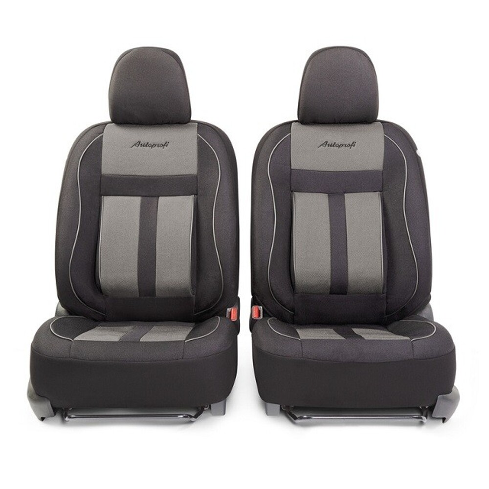 Комплект чехлов на весь салон COMFORT CUSHION+, эко-хлопок, цвет чёрный/серый Комплект чехлов на весь салон COMFORT CUSHION+, эко-хлопок, цвет чёрный/серый