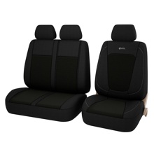 Чехлы на весь салон Uran TRANSIT, полиэстер + велюр, цвет чёрный