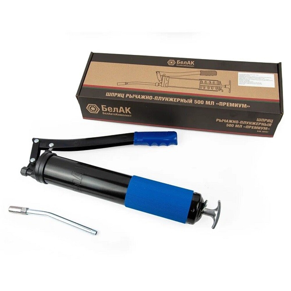 Шприц для смазки рычажно-плунжерный премиум 500 мл Шприц для смазки рычажно-плунжерный премиум 500 мл