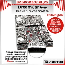 Вибропоглащение 4 мм х 50см х 70см