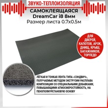 Звуко-теплоизоляция самоклеящаяся i8 8 мм 0,70х0,5м лист