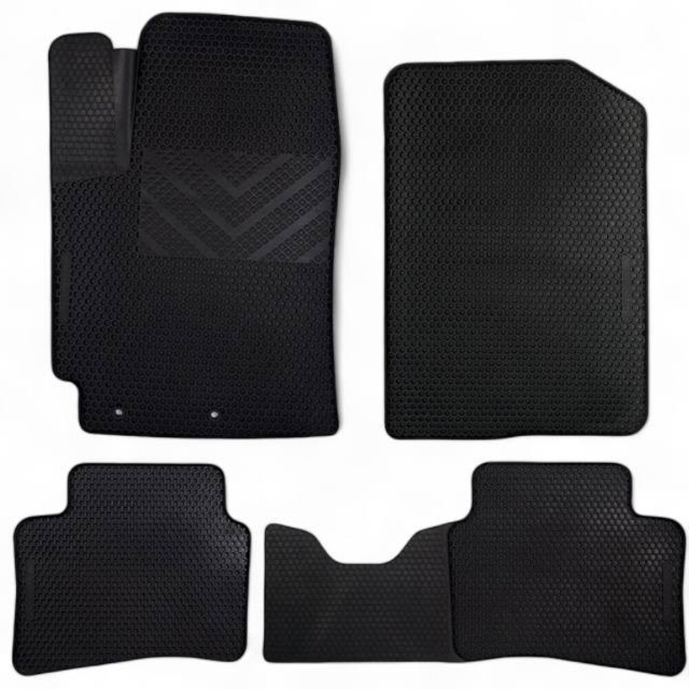 Комплект резиновых ковриков на Hyundai Solaris 2017->Kia Rio 3 2017-> сота борт Комплект резиновых ковриков на Hyundai Solaris 2017->Kia Rio 3 2017-> сота борт