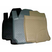 Комплект резиновых ковриков на Toyota LC 150/GX460 Prado 2009-> с бортиком (сер)