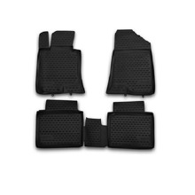 Комплект полиуретановых ковриков на Skoda Rapid 2013->2020->VW Polo 2019-