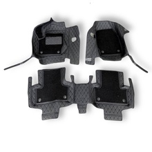 Кожанный премиум на MB W GLS 167 2019-> кожанный премиум черно/с белой строчкой+ворс/черный