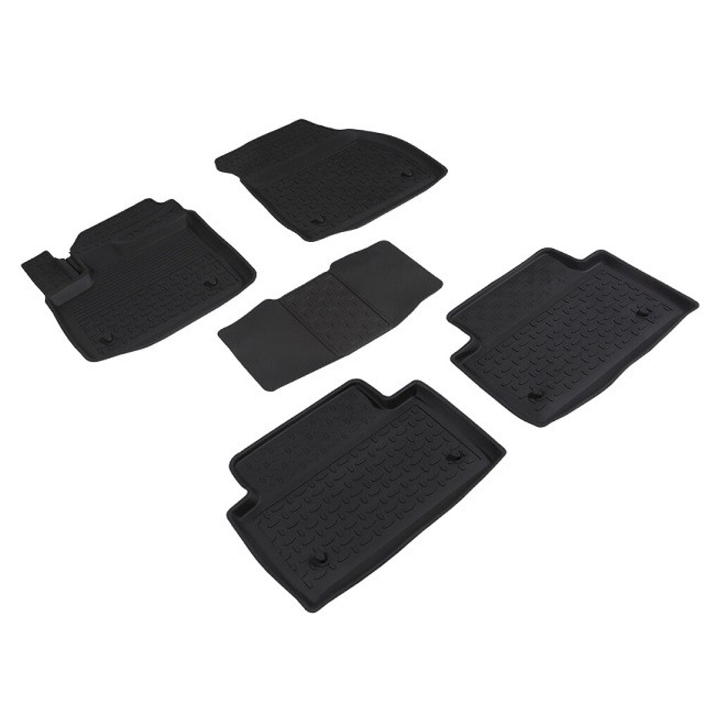 Комплект резиновых ковриков высокий борт на Renge Rover Evogue II 2018-> Комплект резиновых ковриков высокий борт на Renge Rover Evogue II 2018->