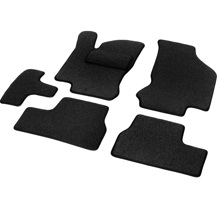 Комплект текстильных ковриков на ваз largus 5 мест, цвет графит
