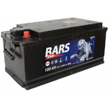 Аккумулятор BARS Silver 6ст-190 конус рос