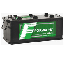 Акб forward green 6ct- 190 п.п конус рос с переходником