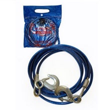 Трос буксировочный Стальной в оплетке 7 т-12 мм *4 м - 2 крюка