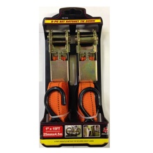 Ремень крепления груза храповым механизмом 2,5 см/4,6м, (Металл) (2шт)