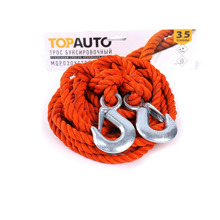 Канат буксировочный 3,5 т - 4 м - 2 крюка в сумке