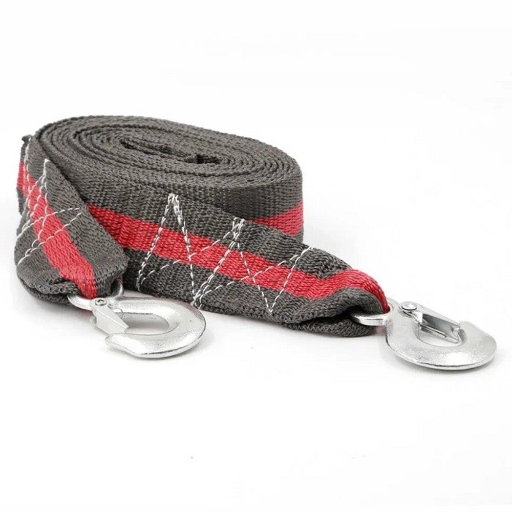 Трос буксировочный 12 т - 5 м - 2 крюка в сумке Трос буксировочный 12 т - 5 м - 2 крюка в сумке