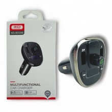 FM-Модулятор Bluetooth + 2 USB выхода на зарядку 3.1 A, BCC05, цвет черный