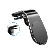 Телефонный держатель в воздуховод магнитный ,цвет черный