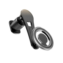 Телефонный держатель в воздуховод, магнитный матовый серебристый