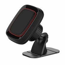 Телефонный держатель на панель, магнитный, цвет черный