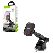 Телефонный держатель на присоске магнитный,телескопический, цвет черный