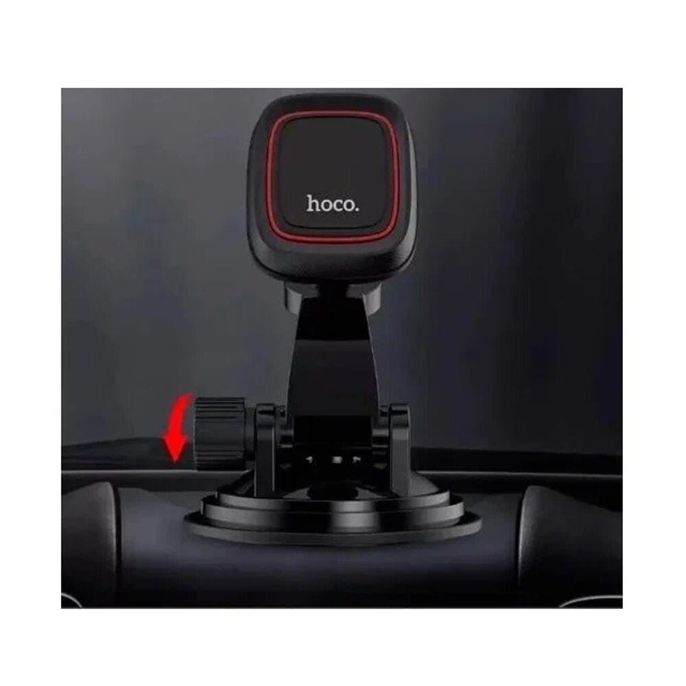 Телефонный держатель на присоске магнитный, цвет черный Телефонный держатель на присоске магнитный, цвет черный