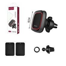 Телефонный держатель в воздуховод магнитный, цвет черный