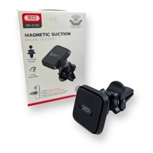 Телефонный держатель в воздуховод магнитный, цвет черный