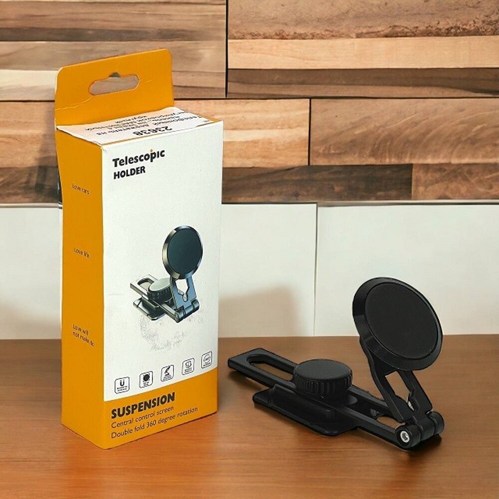 Телефонный держатель на панель, на экран с регулировкой магнитный круглый, металлический Телефонный держатель на панель, на экран с регулировкой магнитный круглый, металлический