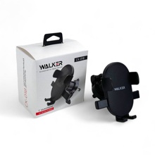 Телефонный держатель в воздуховод с зажимом, цвет черный