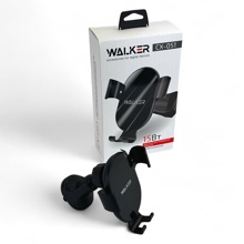 Телефонный держатель в воздуховод с с беспроводной зарядкой, цвет черный