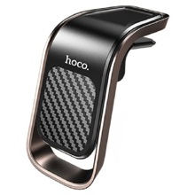 Телефонный держатель в воздуховод магнитный, цвет черный/серебристый