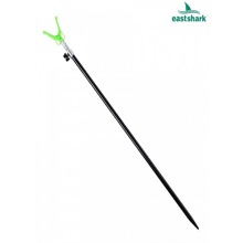 Подставка под удилище металлическая зеленая с выкручивающейся рогат. 1,2м