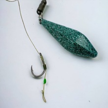 Оснастка Бойловая на ледкоре Climax 65 lb, Поводковый материал Climax Cult 65 lb, Крючки Hayabusa K1 4-6 номер, грузила 100 грамм (горизонт) покрашен порошковой пвх краской. Монтаж (вертолёт) длина монтажа 100 см.(CarpCraft)