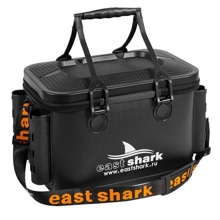 Ящик рыболовный с держателями удилищ черный JD-402626-L