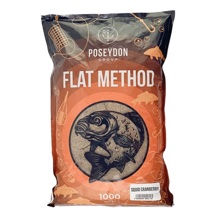 Прикормка FLAT METHOD SQUID+CRANBERRIES кальмар + клюква 1кг/10