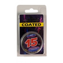 Поводковый мат-ал карповый в оплетке 20 м 35 LBS светлый