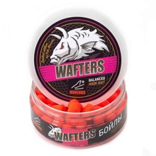 Бойлы насадочные WAFTERS DUMBELLS, STRAWBERRY (клубника), 11x14мм