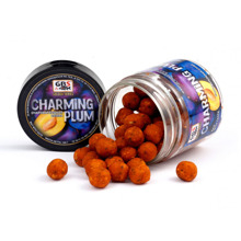Бойлы вареные насадочные GBS Charming Plum (чарующая слива) 15мм (100 г, банка)