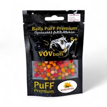 Прикормка пуффи vovbaits премиум 5+, кукуруза, зип пакет 20 гр