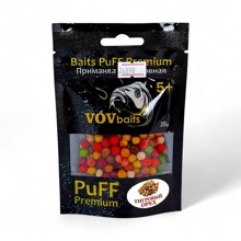 Прикормка пуффи vovbaits премиум 5+, тигровый орех, зип пакет 20 гр