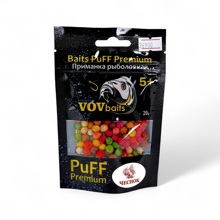 Прикормка пуффи vovbaits премиум 5+, чеснок, зип пакет 20 гр