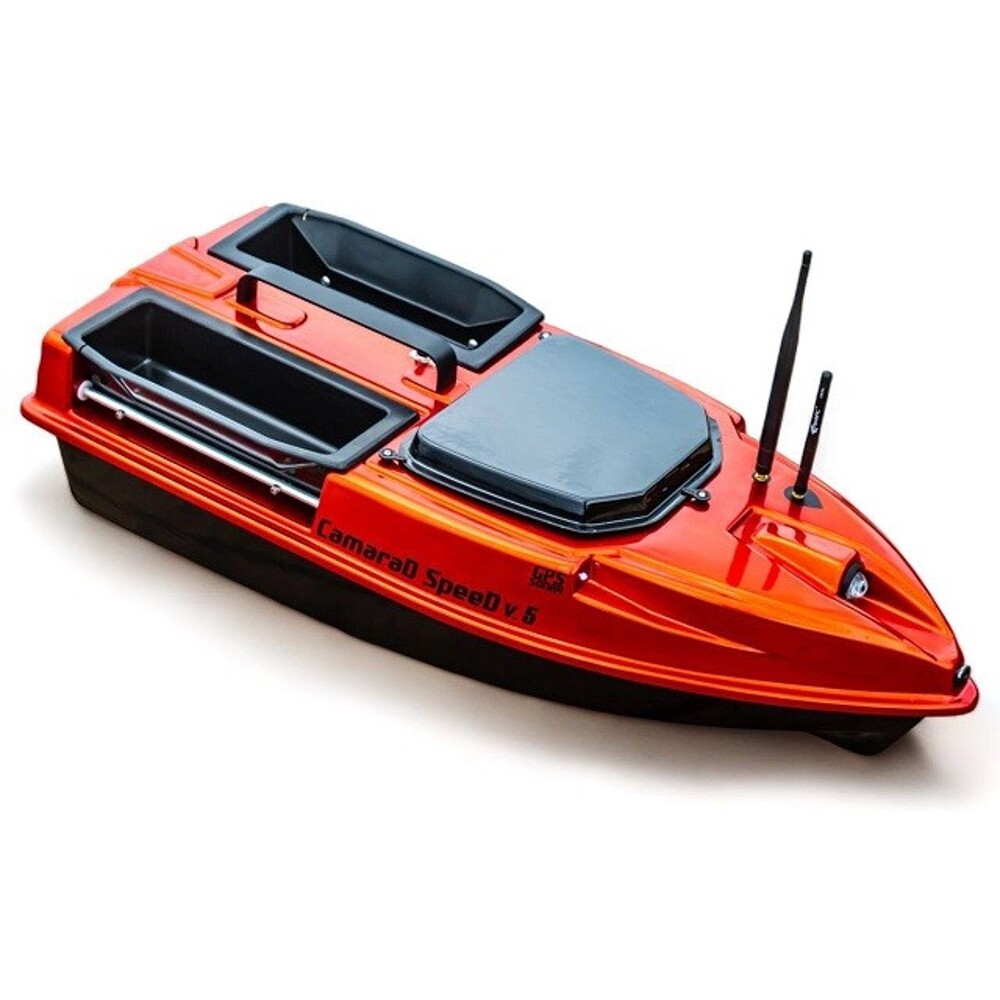 Кораблик прикормочный сamarad speed v5 с усиленным акб на 25000mah, цвет оранжевый Кораблик прикормочный сamarad speed v5 с усиленным акб на 25000mah, цвет оранжевый