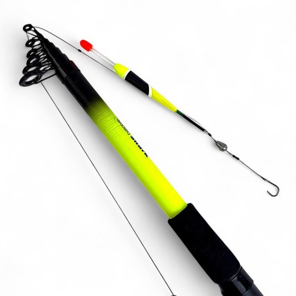 Спиннинг телескопический Delta в сборе (100-200u) композит, 3 метра с катушкой поплавком с леской Спиннинг телескопический Delta в сборе (100-200u) композит, 3 метра с катушкой поплавком с леской