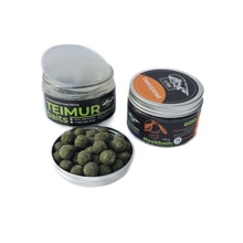 Бойлы вареные TEIMUR насадочные baits Мандарин 15 мм, 170 гр