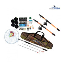 Спиннинг телескопический Delta в сборе (100-200u) 3м с катушкой поплавком (2уд. XXX 3 м) в чехле