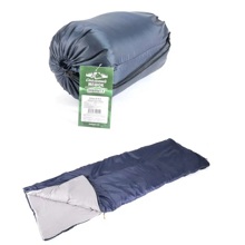 Спальный мешок-кокон, следопыт, camp 200*75, 3х слойный, +0 градусов, цвет темно-синий