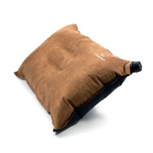 Самонадувающаяся подушка Premium46*30*8 цвет коричневый для путешествий и отдыха на природе