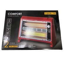 Обогреватель кварцевый инфракрасный с тепловентилятором и увлажнителем воздуха 1кВт/2кВт