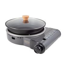 Плита газовая настольная MAGMA со сковородкой и крышкотй, диаметр 26 см