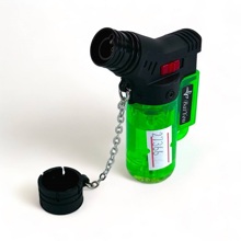 Газовая зажигалка - брелок с газом (заправляется)